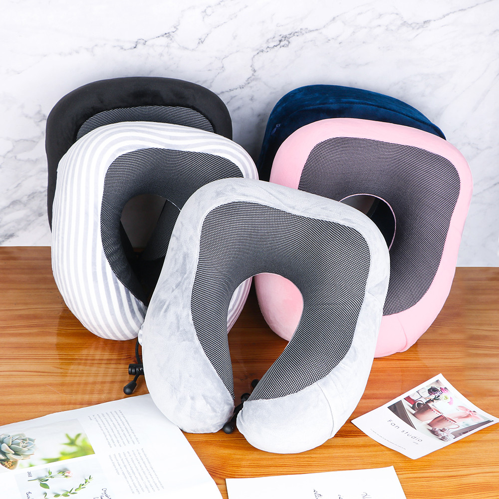 

U Shaped Memory Foam Neck Cushion Travel Healthcare Soft Travel Pillow Neck Cervical Airplane Pillow