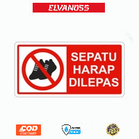 

STIKER RAMBU SEPATU HARAP DI LEPAS 30CM X 15CM FREE CUSTOM DESAIN