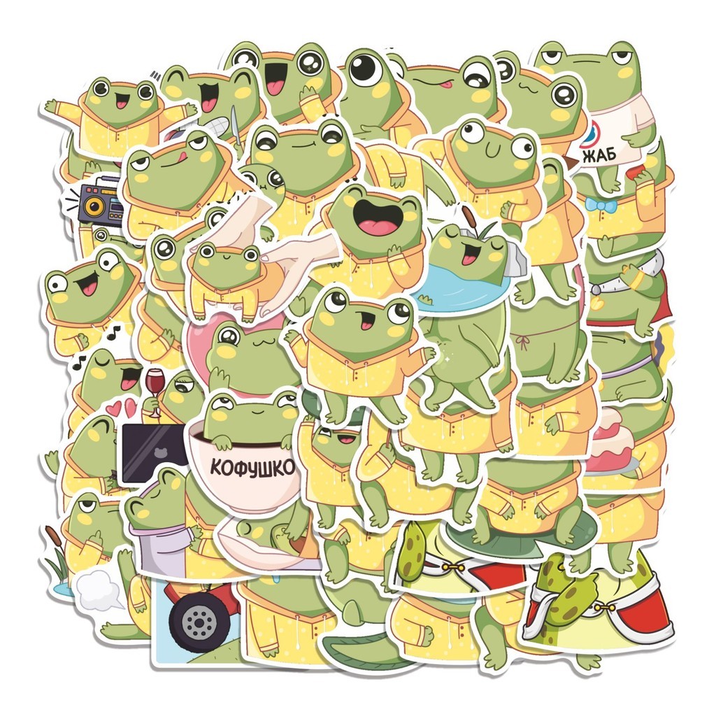 

COD 50 Pcs Stiker HOPPER Lucu Anti Air Untuk Dekorasi Notebook Sepeda Skateboard Handphone