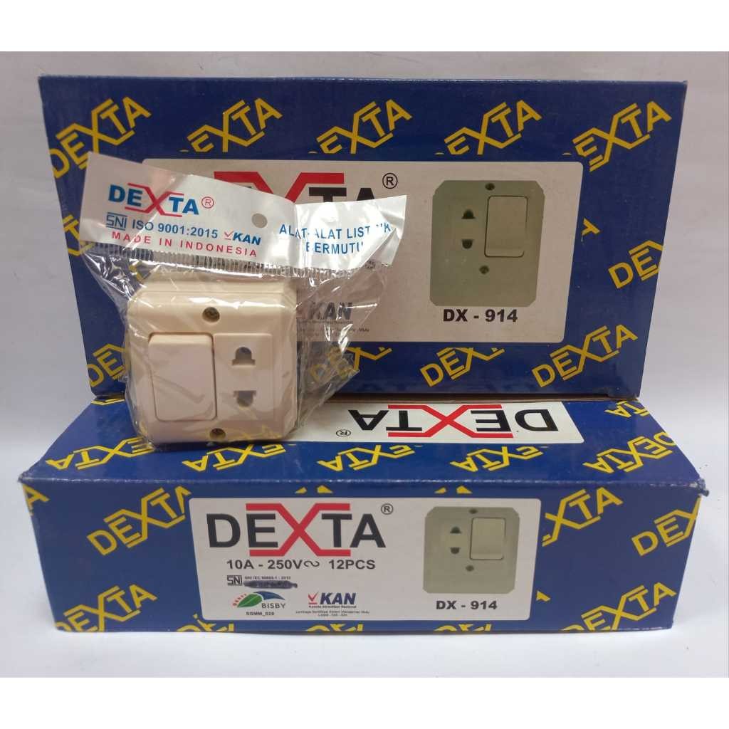 Paket Hemat 12 pcs OB Saklar Engkel+Stop Dexta / OB Tempel Murah