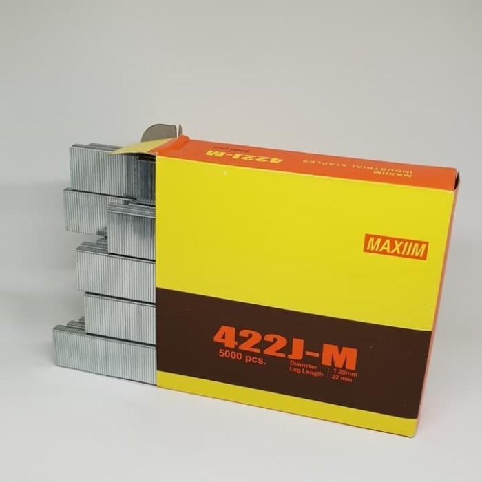 

Staples MAXIIM 422J - Staples Tembak MAXIIM 422J – isi 5000 pcs
