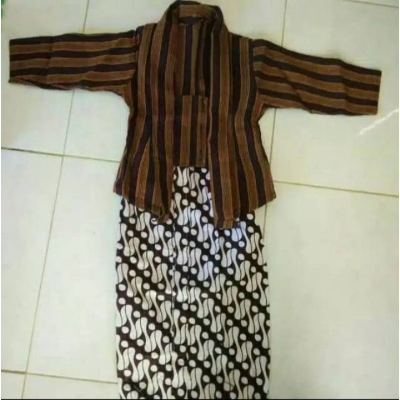 LURIK Kebaya Lurik Anak / Surjan Anak Perempuan / Baju Adat Anak Perempuan