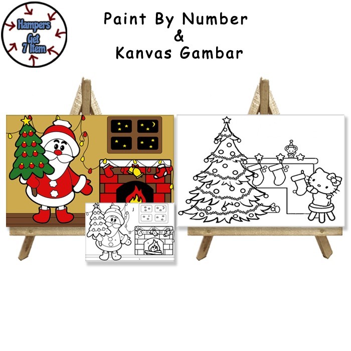 

Hampers Natal Paket Lukis Murah Ukuran 20x30 cm