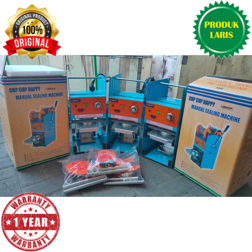 Mesin Penyegel Plastik Press Sealing Axlo Sealler Minuman Machine Khusus Original Sealer Cup Eton Un