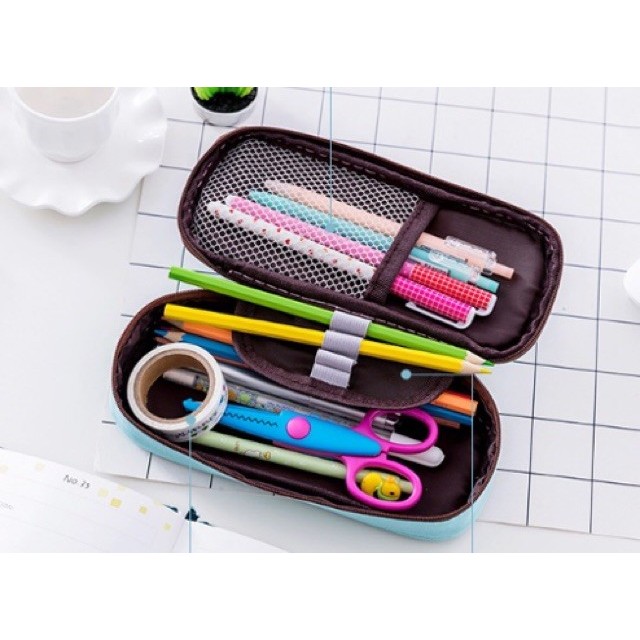 

Tempat pensil aesthetic kawaii Pencil case terbaru kotak pensil - Grey Cat