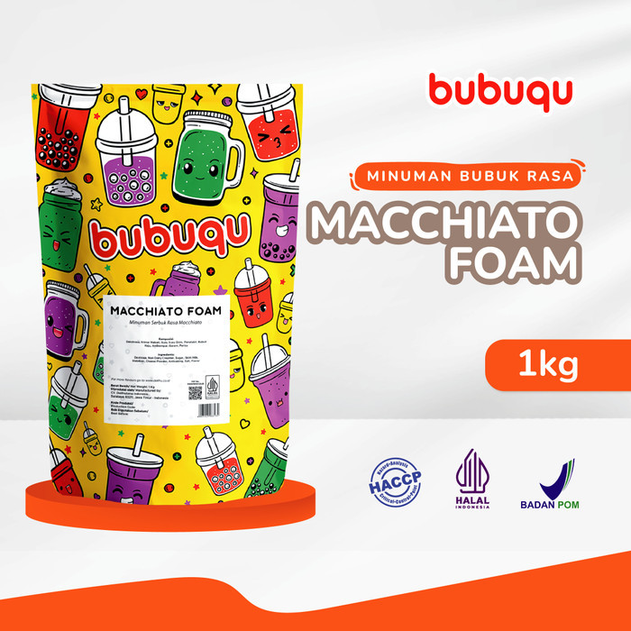 

[BIG SALE] Bubuqu Premix Powder Macchiato Foam - Bubuk Premix Foam Macchiato 1 Kg