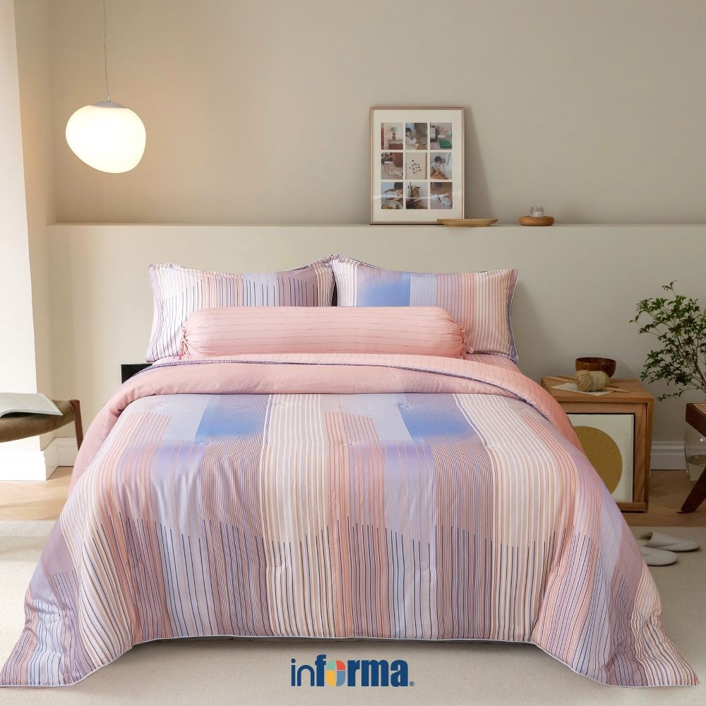 Informa 120x200 cm Set 4 pcs Seprai Single Lyocell Fiori Sprei Seprai Aesthetic Seprei Sheet Set Bed
