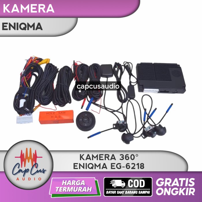 KAMERA 360 ENIQMA 3D EG-6218 PRO HD / CAMERA 360 ENIGMA 4 HD SONY LENS - 360 + INSTALASI