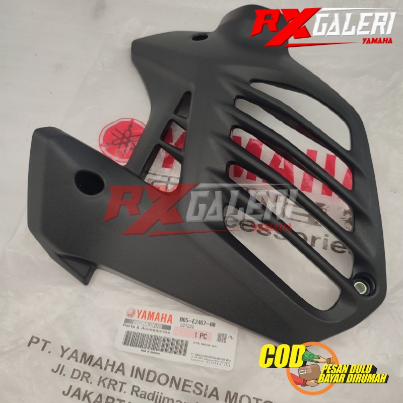 cover tutup radiator Aerox 155 Lexi B65-E2467-00 asli original Yamaha