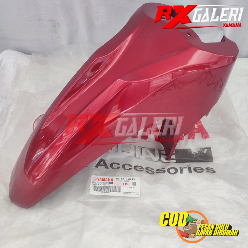 SPAKBOR DEPAN FORCE F1 MERAH MARUN 1FD-F1511-00-P5 ORI YAMAHA