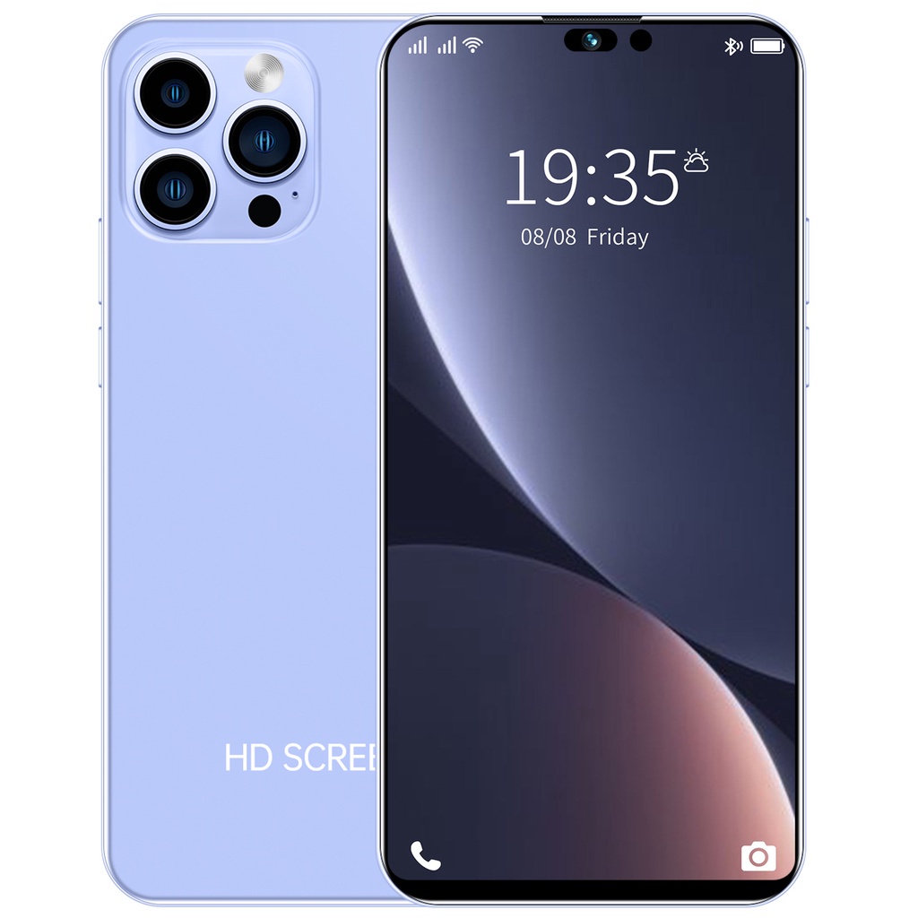 【Bisa COD】lPhone i14 Pro Max Handphone Asli 7.5lnci 12GB RAM+512GB ROM HD Kamera Dual SlM Dual 5G WiFi Smartphone Siswa Belajar Ponsel dual card dual standby gaming phone hp murah M|STER|B0X FUJI33shop-i14-Ungu