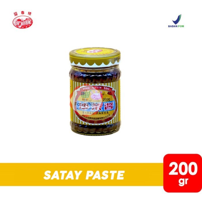 

Satay Paste Ying Chun Lou / Saus Kacang / Bumbu Sate (Botol Kaca 200g) - FasyAnita Mart Denpasar