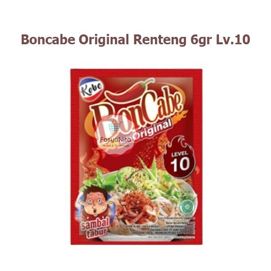

Bon Cabe Sachet 12 x 6g Level 10 - FasyAnita Mart Denpasar