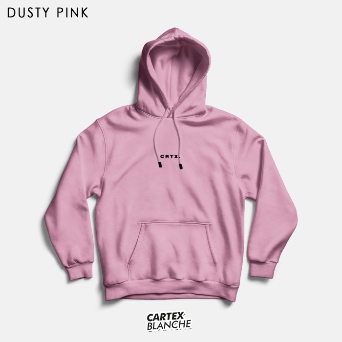 CARTEXBLANCHE CRTX Hoodie Jumper Unisex M - XXL ( BORDIR ) - Dusty Pink, M