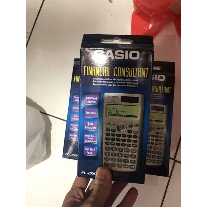 

Fc 200 casio kalkulator financial