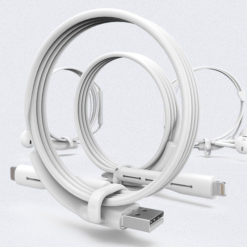 Silikon Pelindung Ujung Kabel / Cable Charger / Pelindung Karet Anti Tekuk Untuk Android Dan Iphone