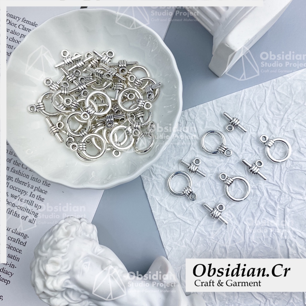 Konektor Kalung - Pengait Gelang Bulat - Gesper Clasps Round