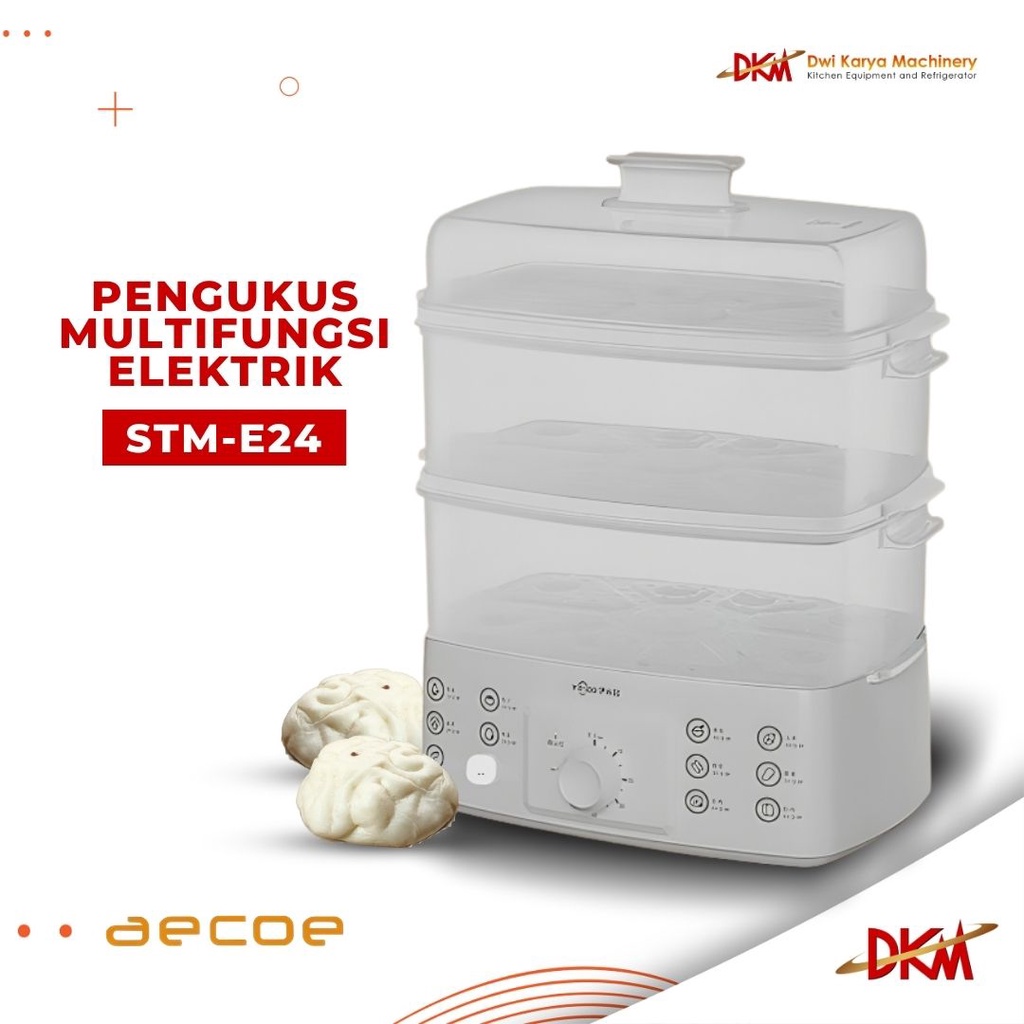 AECOE Multifunctional Electric Steamer STM-E24 / Mesin Pengukus