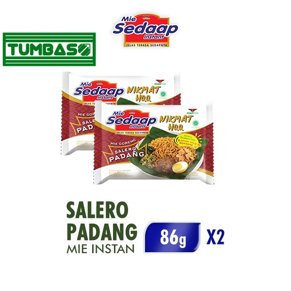 

Tumbaso Sedaap Mie Goreng Intan Salero Padang 86 gr x 2