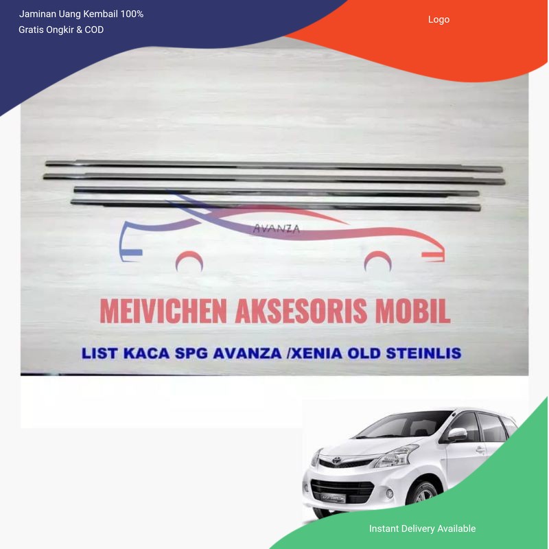 List Kaca Samping Avanza / Xenia lama / vvti / old / New Aksesoris mobil