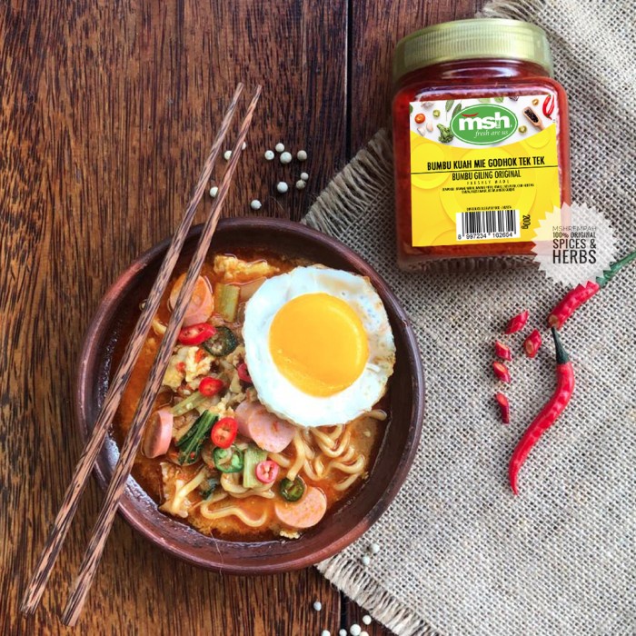 

MurMer Bumbu Kuah Mie Godhok Tek Tek
