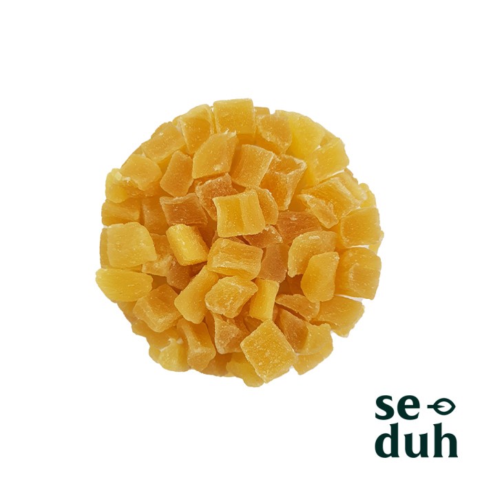 

(BITS) Candied Dried Pineapple / Manisan Buah Nanas Bits Dadu - 60 gram