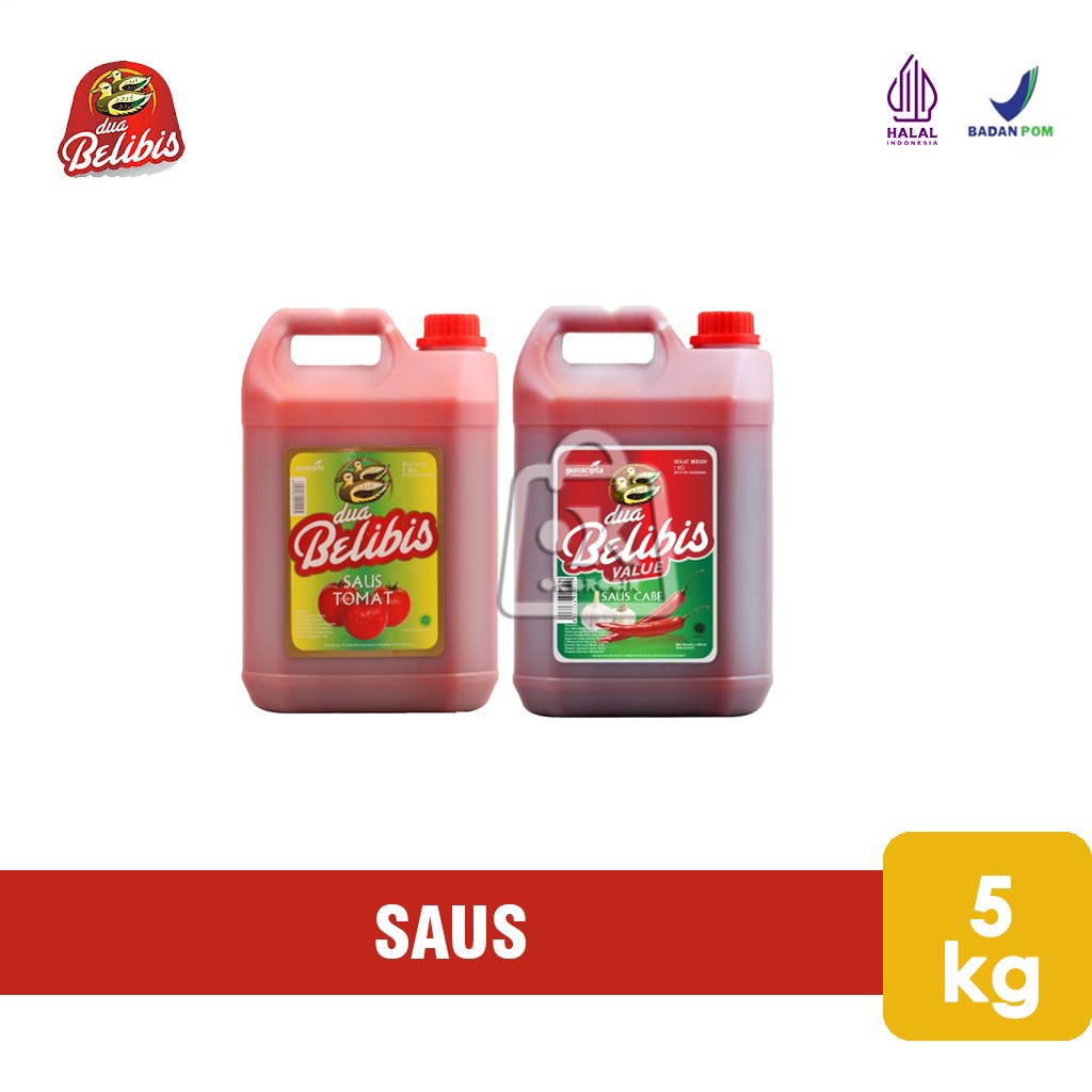 

Saus Tomat / Cabe Value Dua Belibis (Jerigen 5kg)