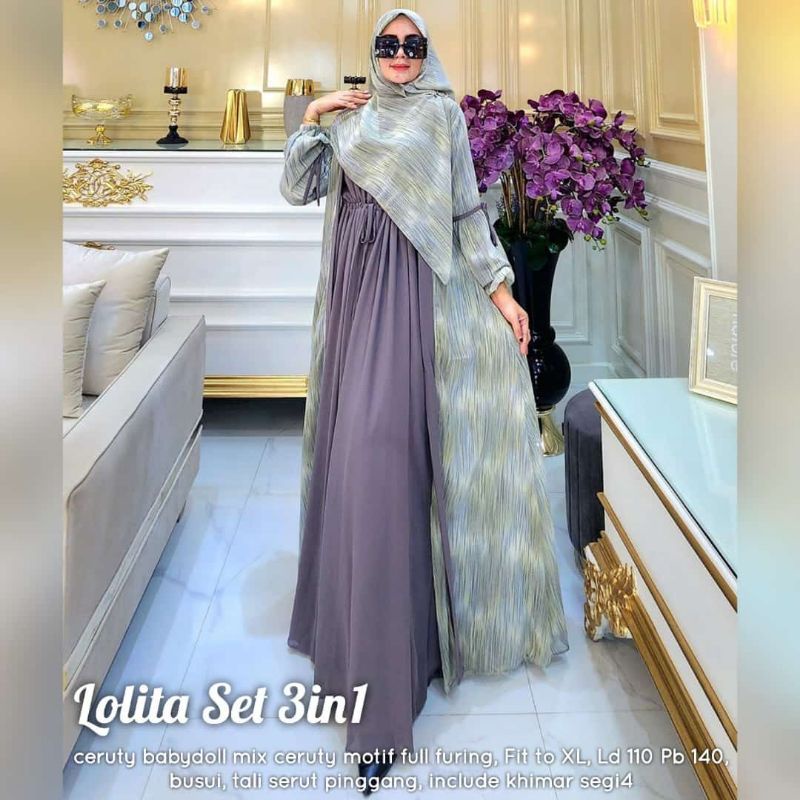 KOLEKSI BV ISYANA/LOLITA SET 3IN1