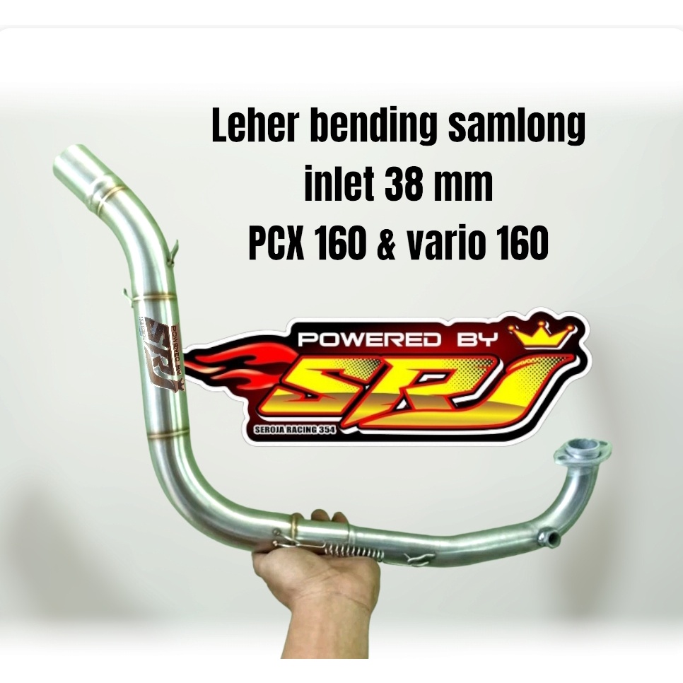 leheran knalpot racing srj racing 354 ori original model samlong cobra inlet 38 mm vario pcx 160 kob