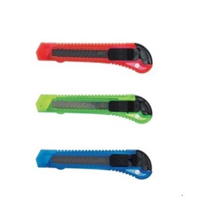 

Pisau Cutter Warna Warni Transparan Ukuran Besar 18mm / Cuter Super Tajam Sliding Knife Cutting Tool Alat Potong Kertas Kardus Kater Plastik Perlengkapan ATK Sekolah [MF]
