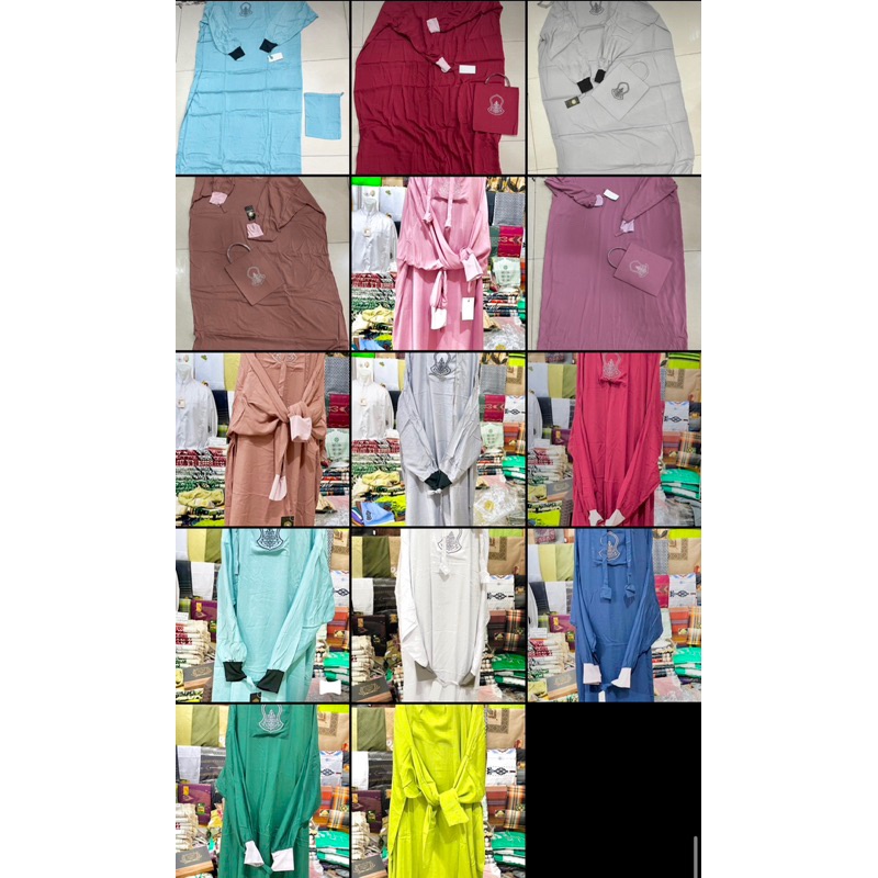 MUKENA TEROMPAH ASLI HADRAMAUT BAHAN PREMIUM / Mukena Terompah Terusan / Mukena Terompah Remaja