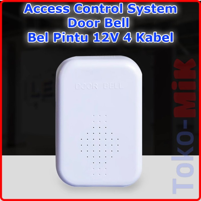 

12V DOOR BEL AKSES KONTROL DOOR BELL 12V UNTUK ACCESS CONTROL 4 KABEL GT27