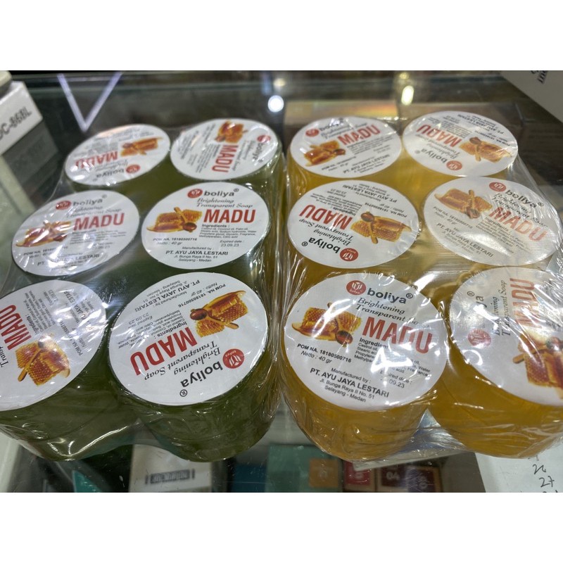 Sabun Boliya Madu Brightening Transparant Soap 40gr Original Bpom LapakGadisKu