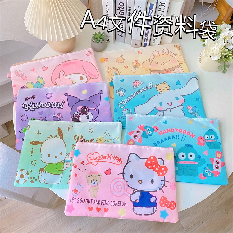 

(Yunita) MAP A4 FILE SANRIO KAIN DOKUMEN FILE KAIN RESLETING SANRIO MAP CINNAMOROLL MELODY POCHA