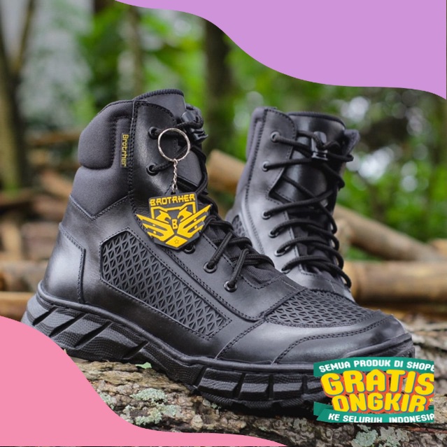 SEPATU PDH LANTAS JALA TAWON & Sepatu PDL Jala Tawon /Sepatu TNI Polri Security/ pdf tni polri apara