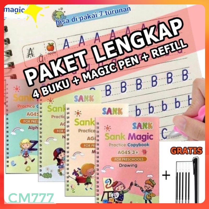 

Sank Magic Book 4in1/Buku Belajar