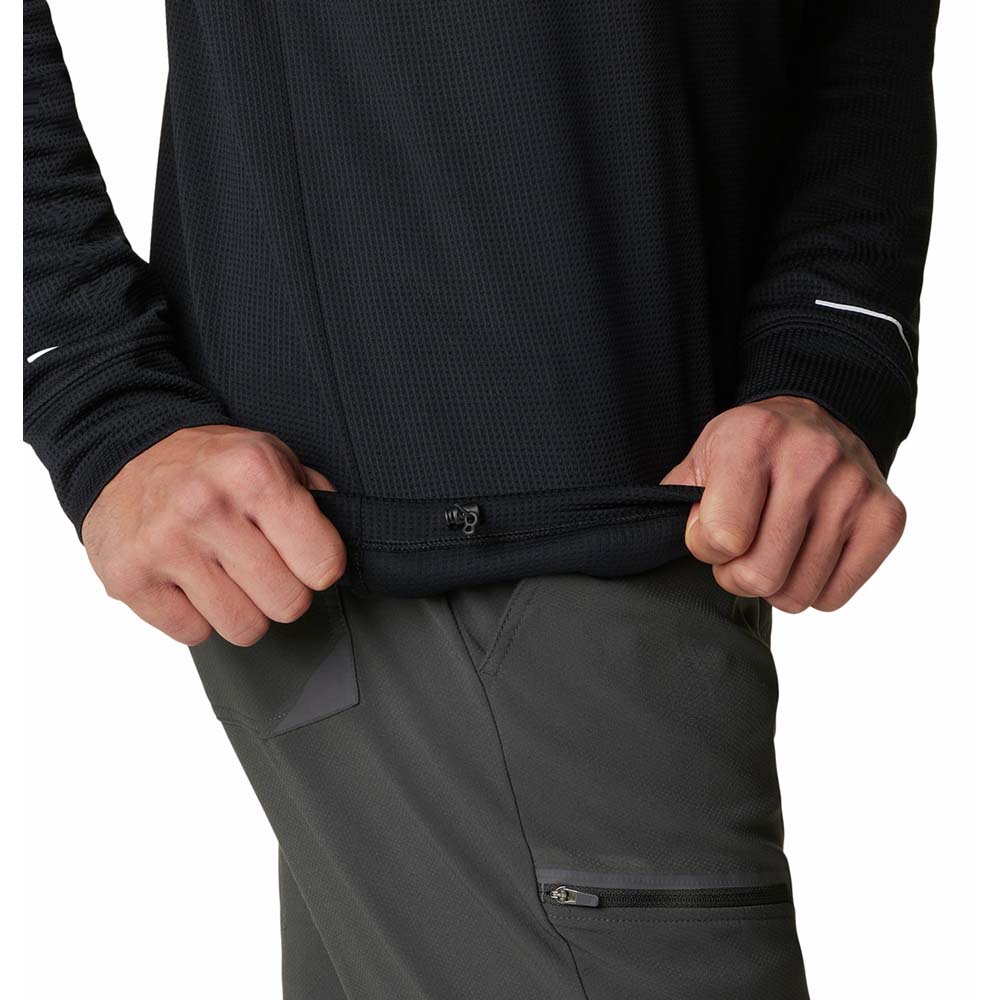 Columbia Men's Black Mesa Waffle Knit Crew