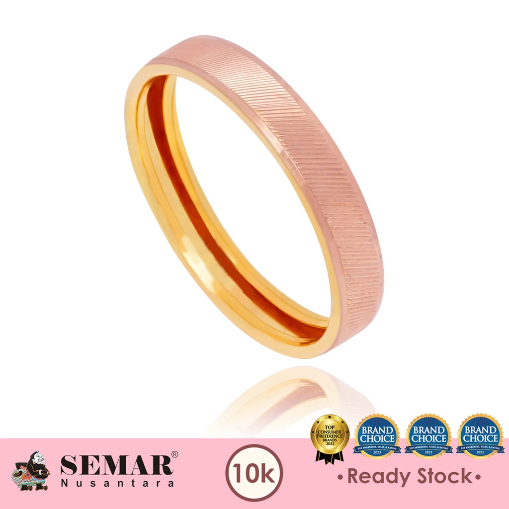 Cincin Emas Arsir Polos Gold 10K Cincin Nikah Semar Nusantara