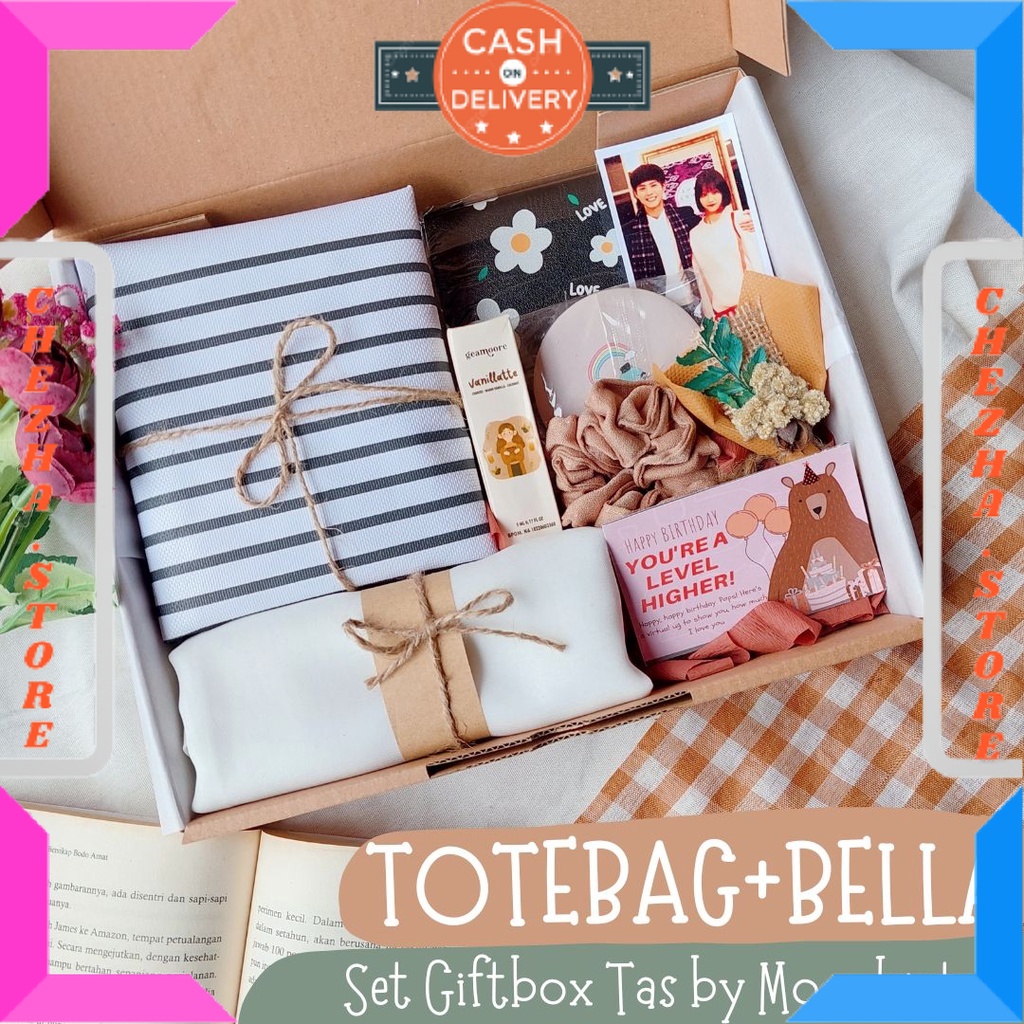 

BINGKISAN KADO ULTAH PASANGAN PACAR ISTRI MANTAN ISIAN MINI DAN BESAR / Hampers Kado Cewek Stationery Totebag Hijab | Giftbox Ulang Tahun/Wedding by Mocchiato / BONUS GIFT CRAD UCAPAN