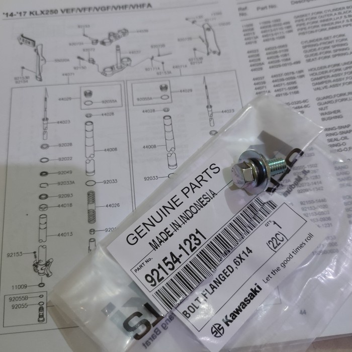 BAUT BAUD COVER SHOCK SOK USD KLX 250 DTRACKER 250 ORIGINAL