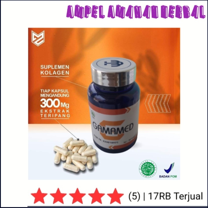 Gamamed Extract Teripang Mas 1 Botol isi 50 Kapsul