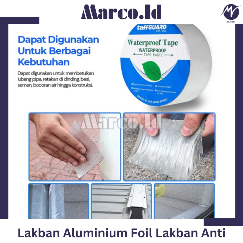 Lakban Anti Bocor 30 M Waterproof Shopee Super Kuat Anti Air Panas Anti Almunium Foil Genteng Jepang