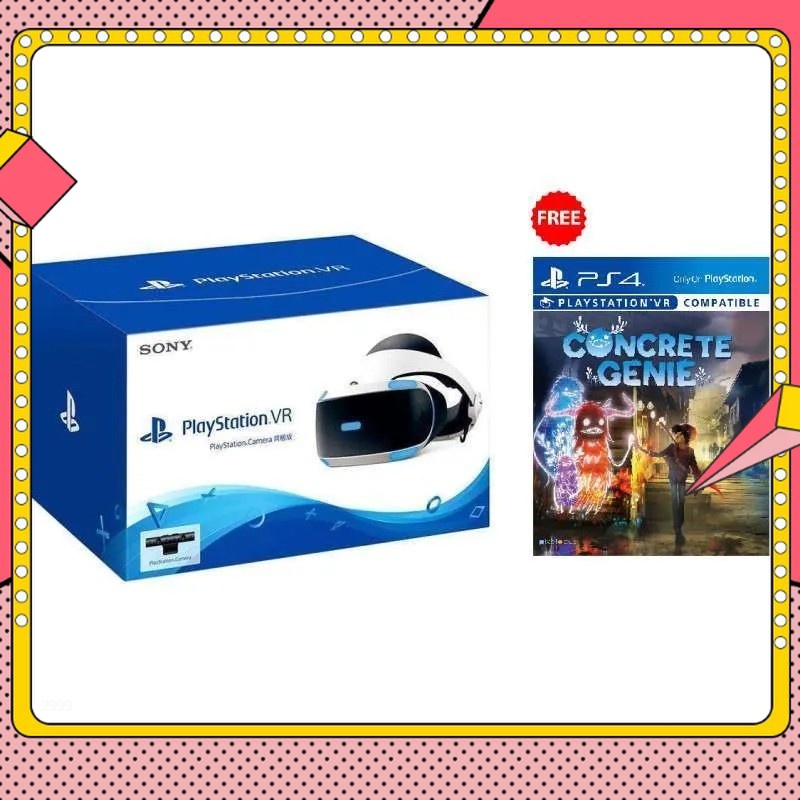 SONY PlayStation PSVR CUH-ZVR2HSC VR with Camera + Free 1 Game Concret