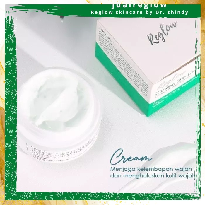 Cream Wajah Siang Malam Reglow - Bpom - Halal