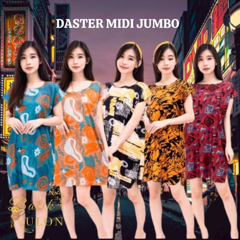 COD DASTER MIDI JUMBO YUKENSI RAYON ADEM BATIK TERMURAH / KALONG LOWO