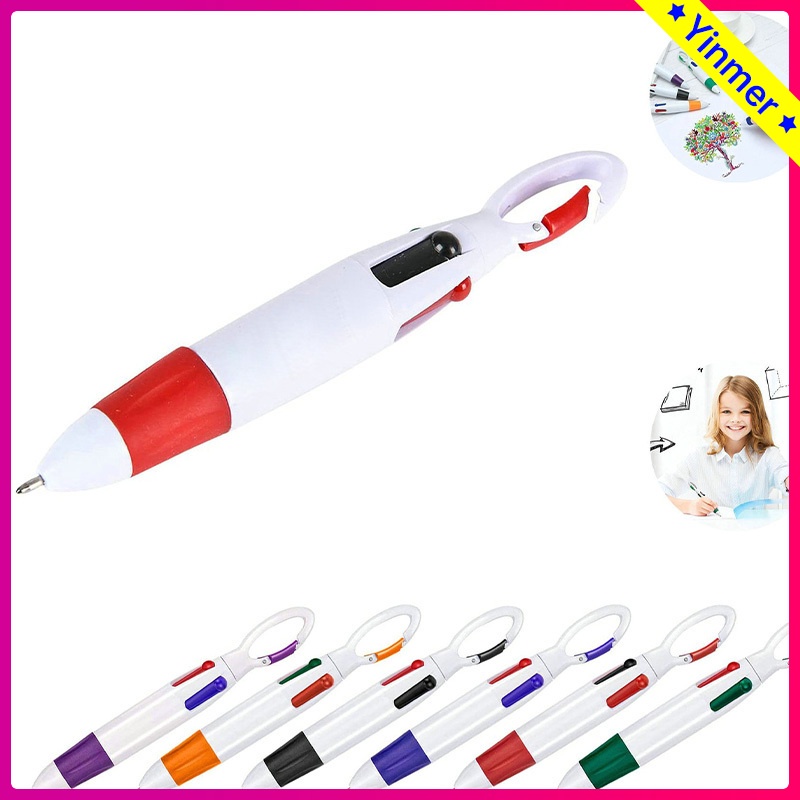 

COD✨Pena Empat Warna, Pena Klik,warna Morandi, Tulisan Harian Siswa-Yinmer