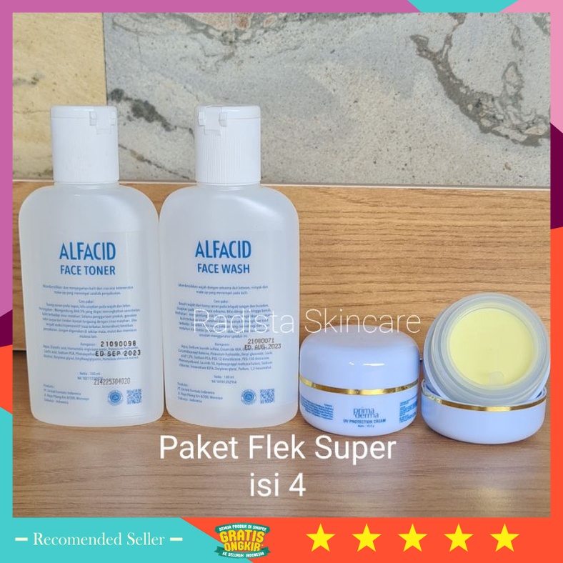 ⭐⭐⭐⭐⭐ Fashion Murah Bisa COD Gratis Ongkir - BPOM Prima Derma Paket Flek super Glow | Primaderma Fle