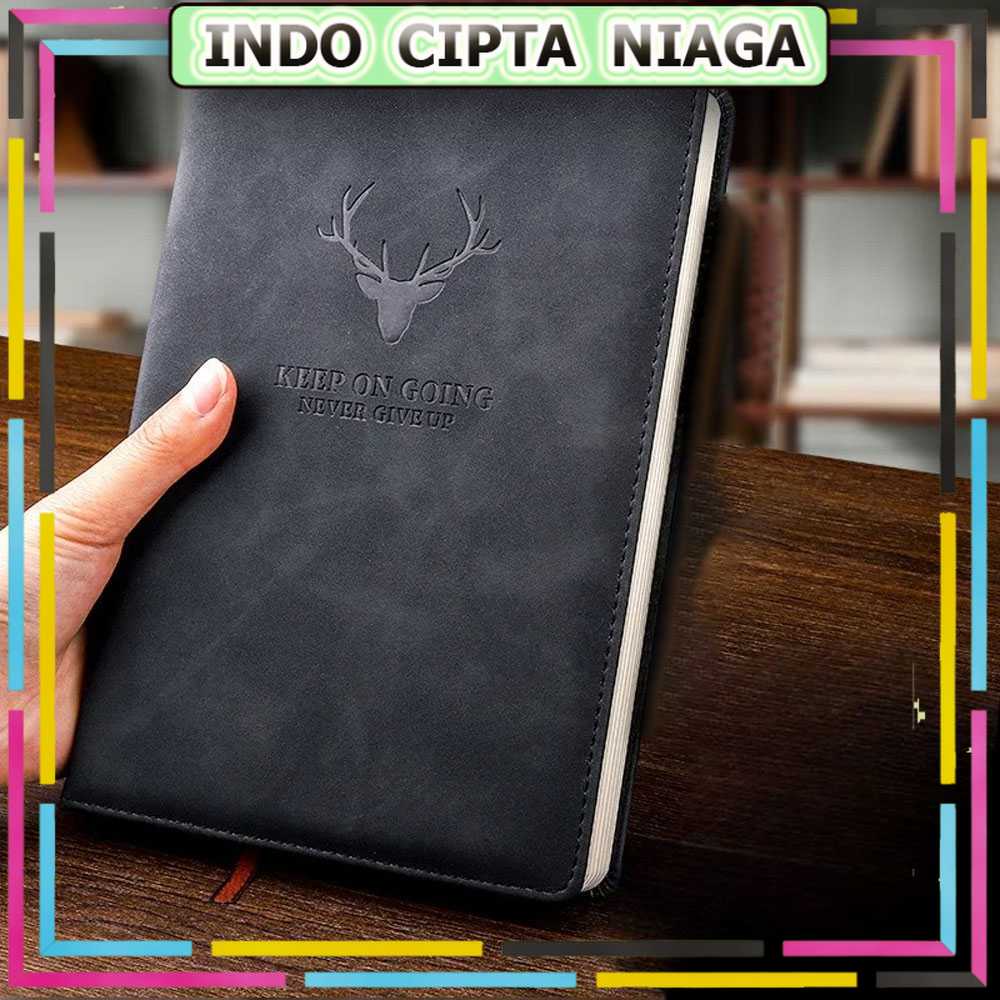 

ICN - Tlevino Buku Catatan Harian Notebook Diary Cover Kulit 100 Lembar - CW-5026