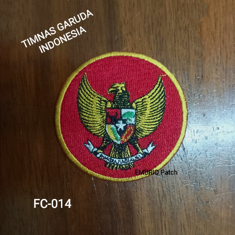 Bordir Patches Jogja FC-014 Patch Garuda Indonesian Football Bordir Logo Jersey Timnas Sepak Bola In