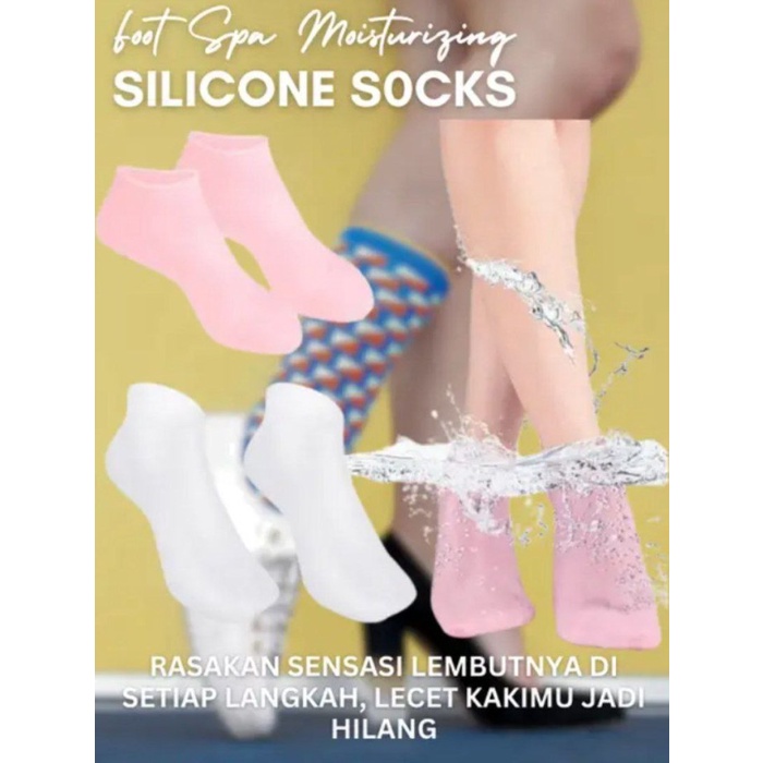 Moisturising Spa Gel Socks / Spa Gel Sock / Kaos Kaki Pelembab bljhmt